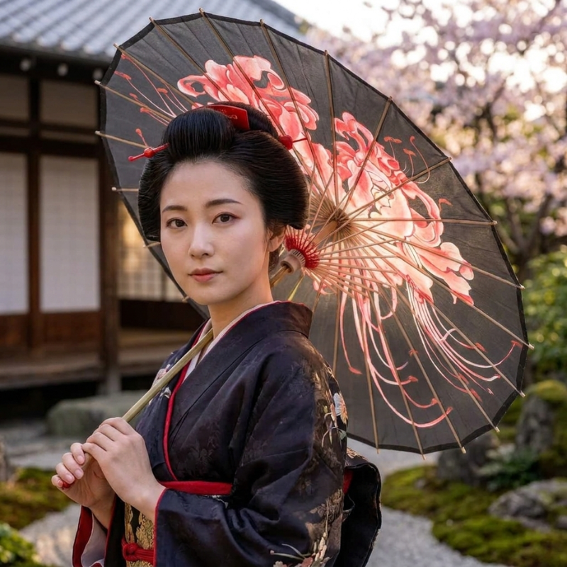 Spider Lily Umbrella