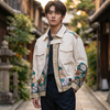 Floral Trucker Jacket