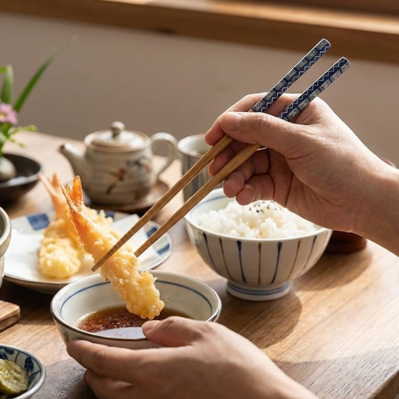 Aizome Bamboo Chopstick