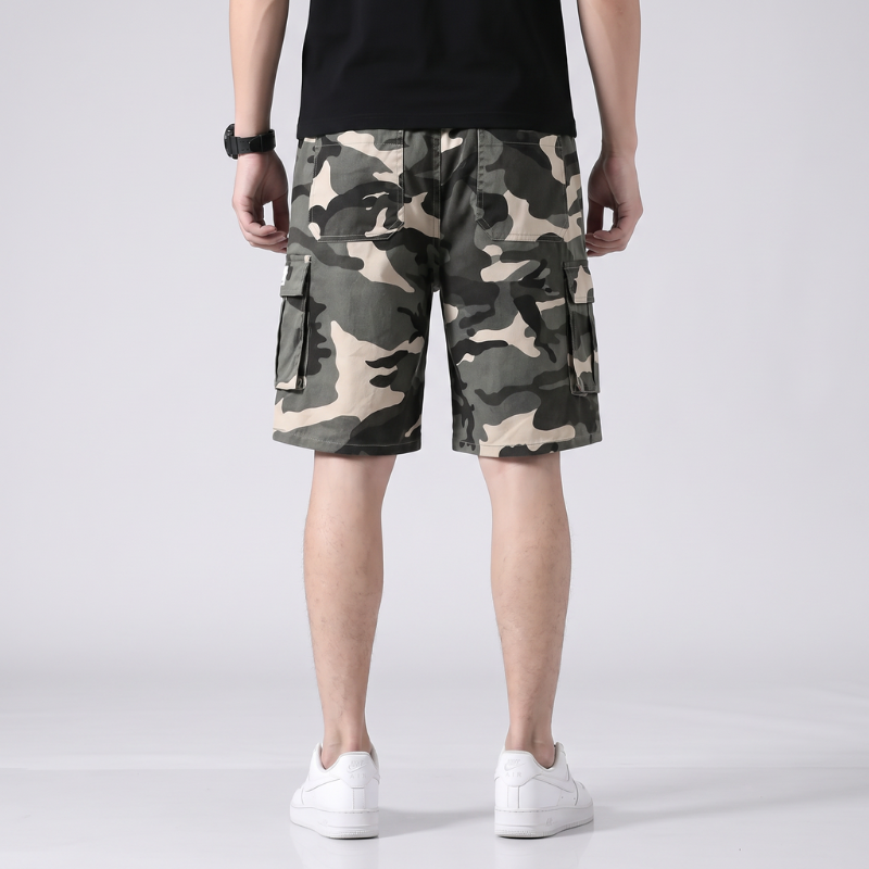 Japanese Cargo Shorts Camouflage