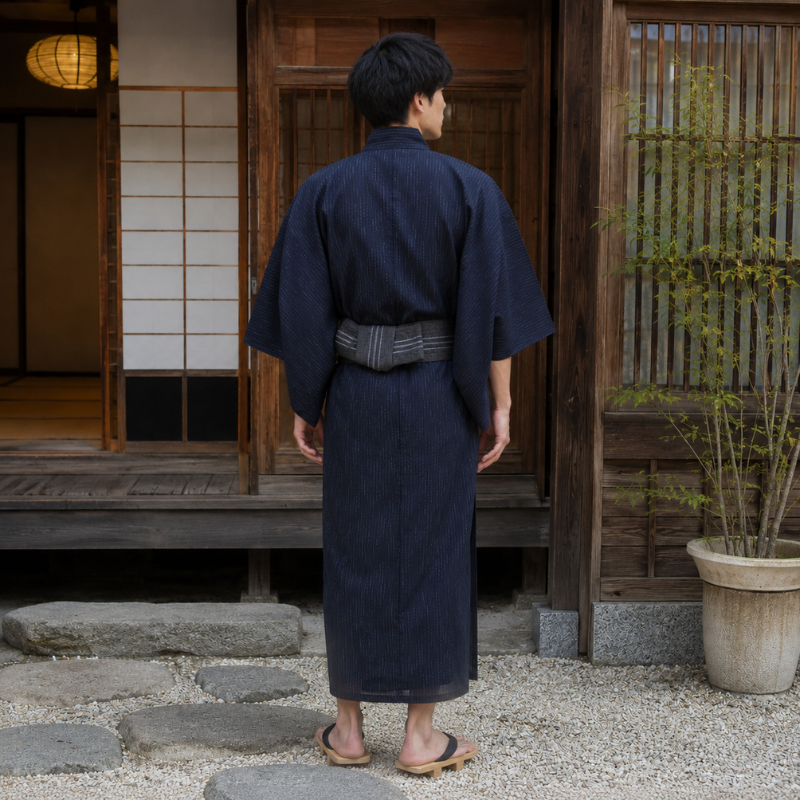 Blue Navy Yukata for Men
