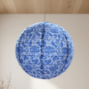 Blue Japanese Paper Lantern