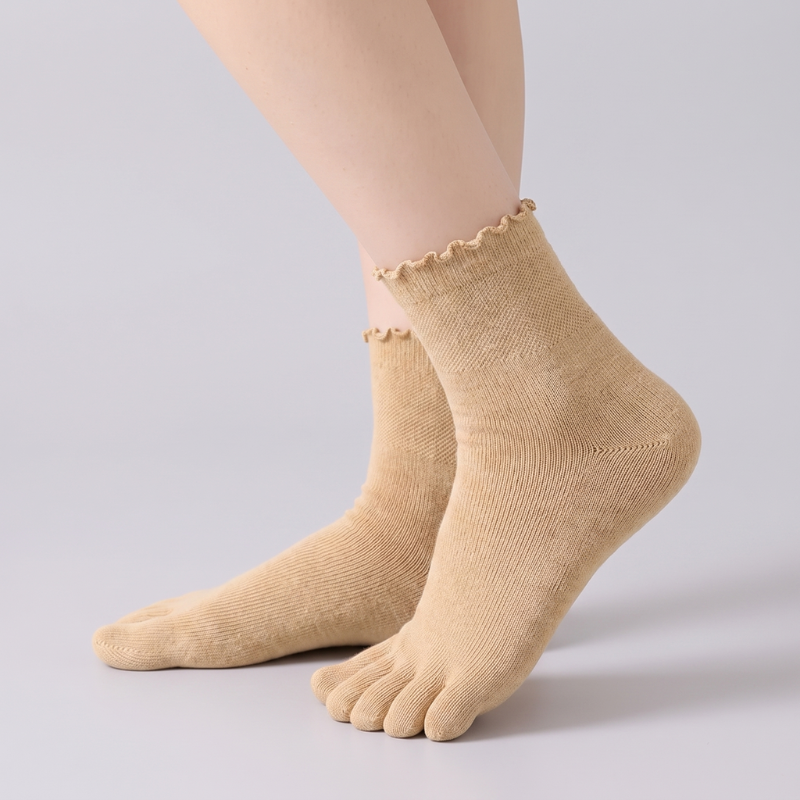 Women's Ruffle Five-Toe Socks