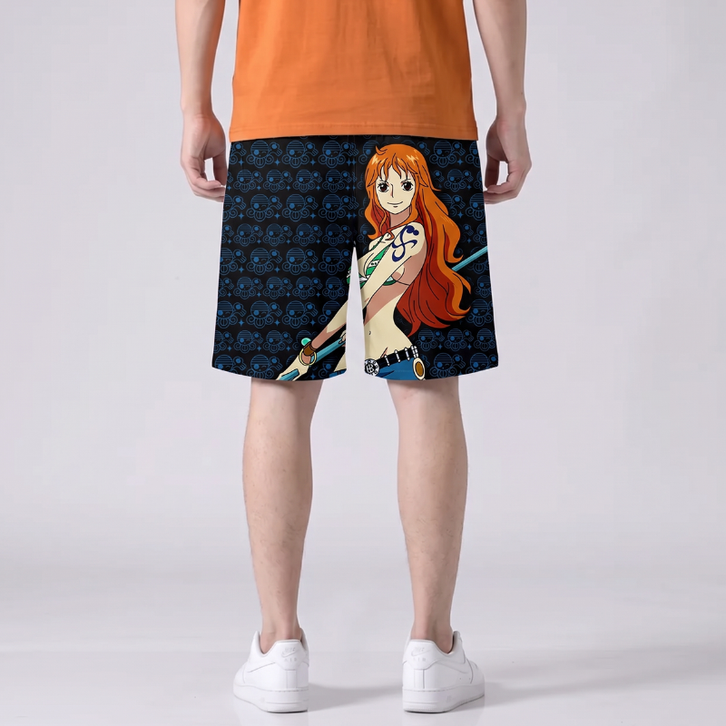 Men's One Piece Nami Print Shorts