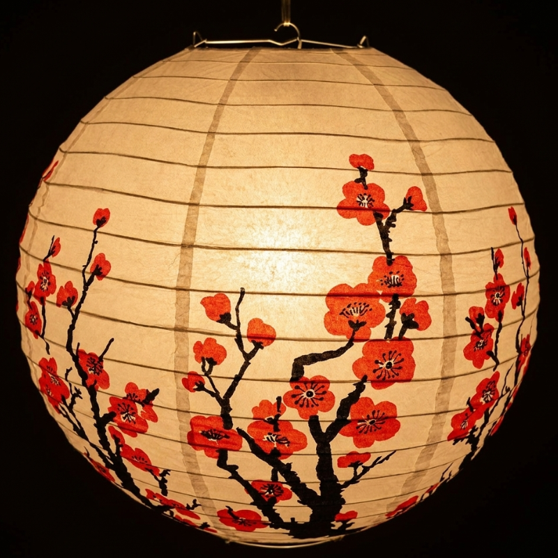 Japanese Cherry Blossom Lantern