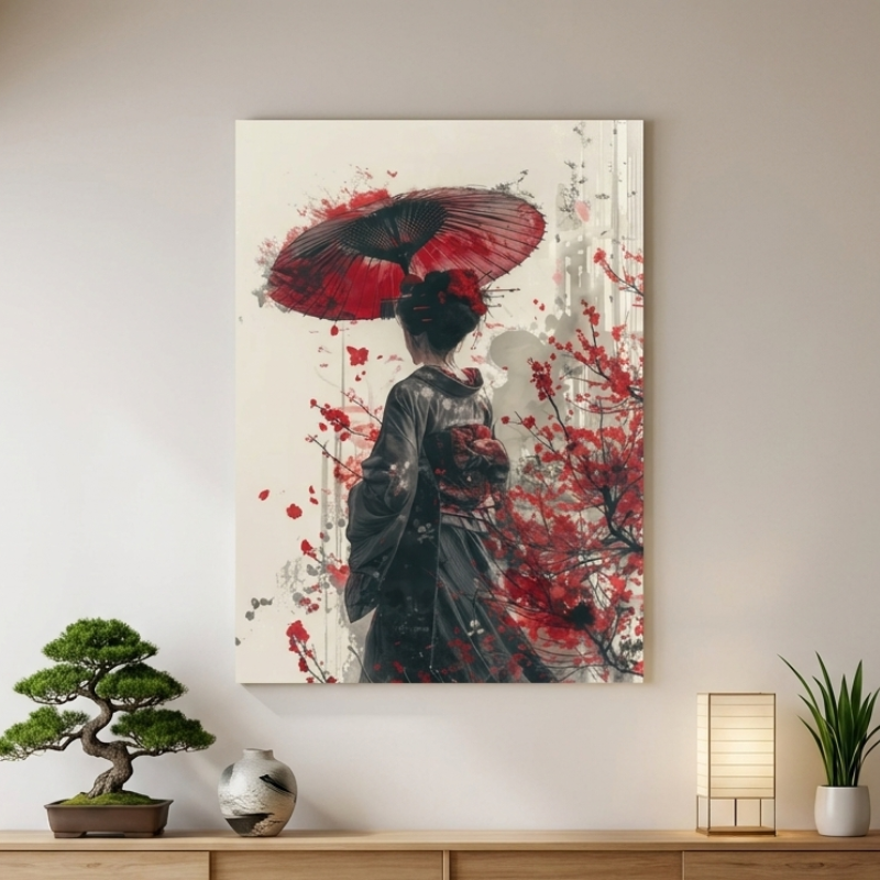 Geisha Painting