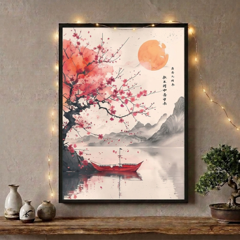 Cherry Blossom Painting