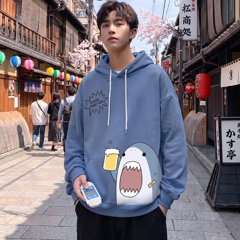 Japanese Shark Beer Hoodie