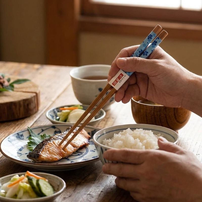 Pastel Cherry Blossom Chopsticks