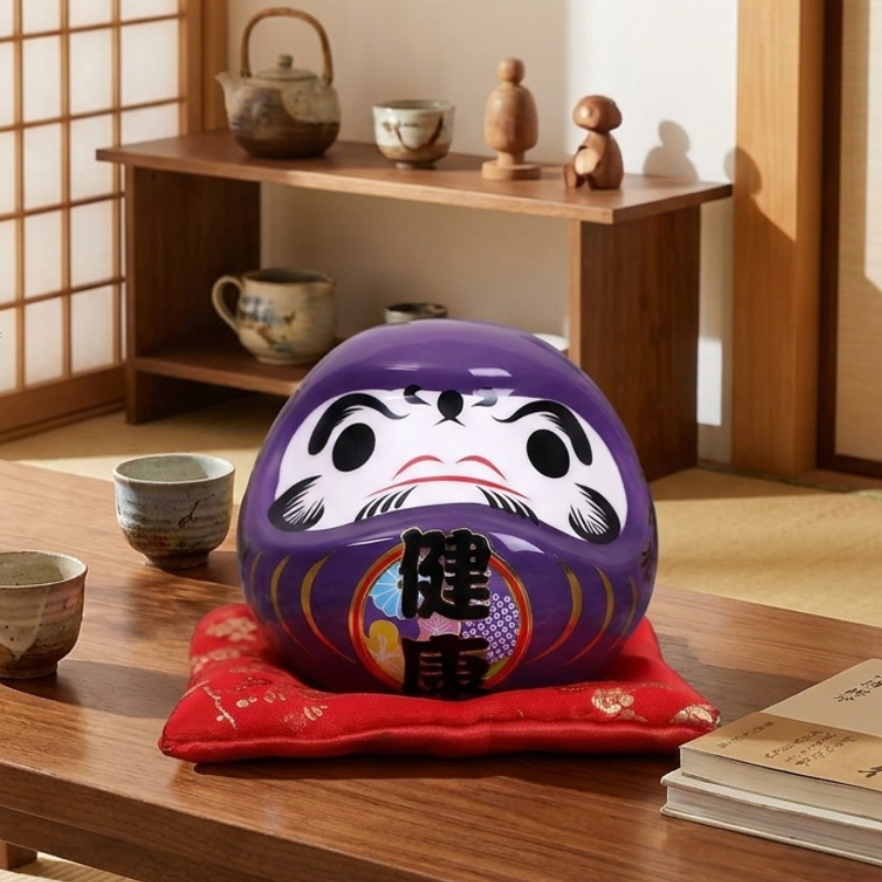 Purple Daruma Doll