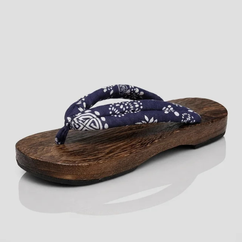 Blue Japanese Geta Sandals