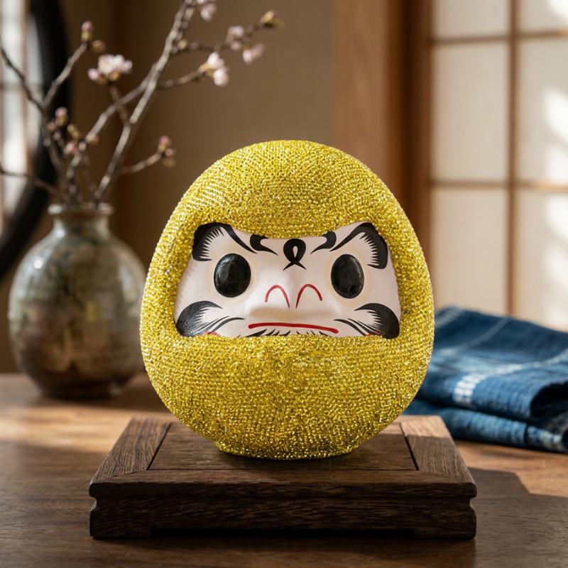 Gold Daruma Doll