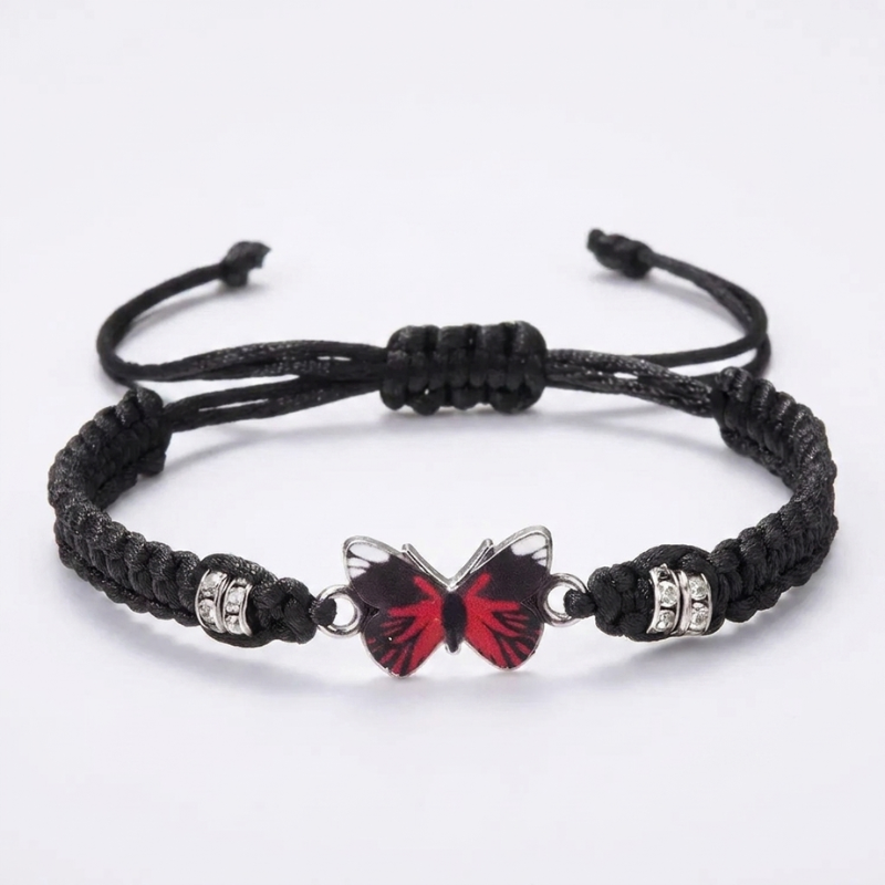 Butterfly Kumihimo Bracelet