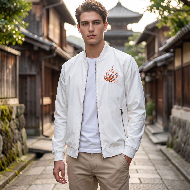 Embroidered Sukajan Bomber Jacket