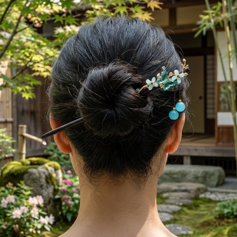 Butterfly Kanzashi Hairpin