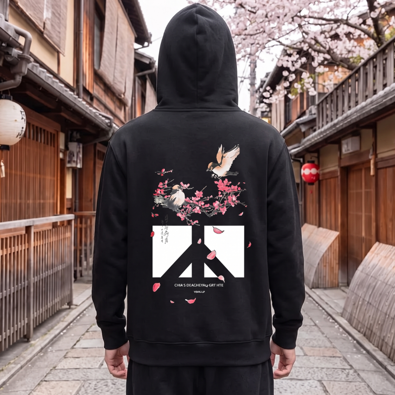 Japanese Cherry Blossom Hoodie