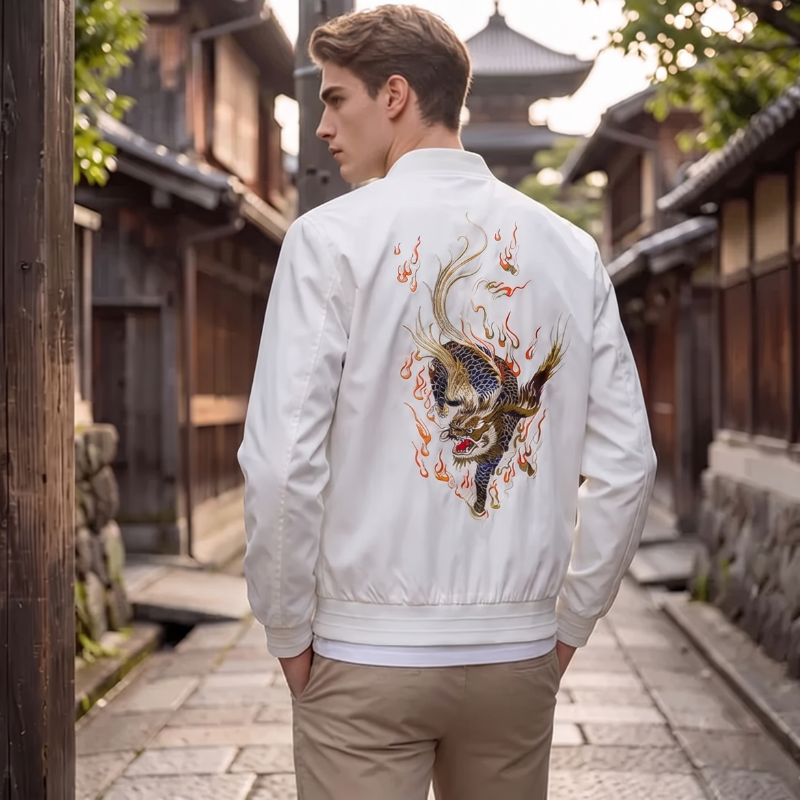 Embroidered Sukajan Bomber Jacket
