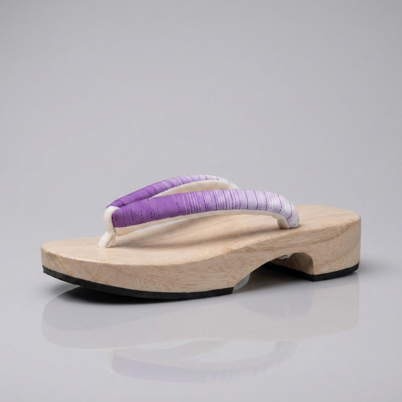 Purple Japanese Geta Sandals