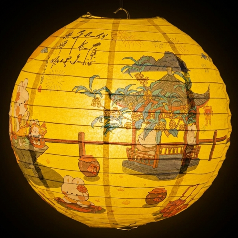 Japanese Round Paper Lantern