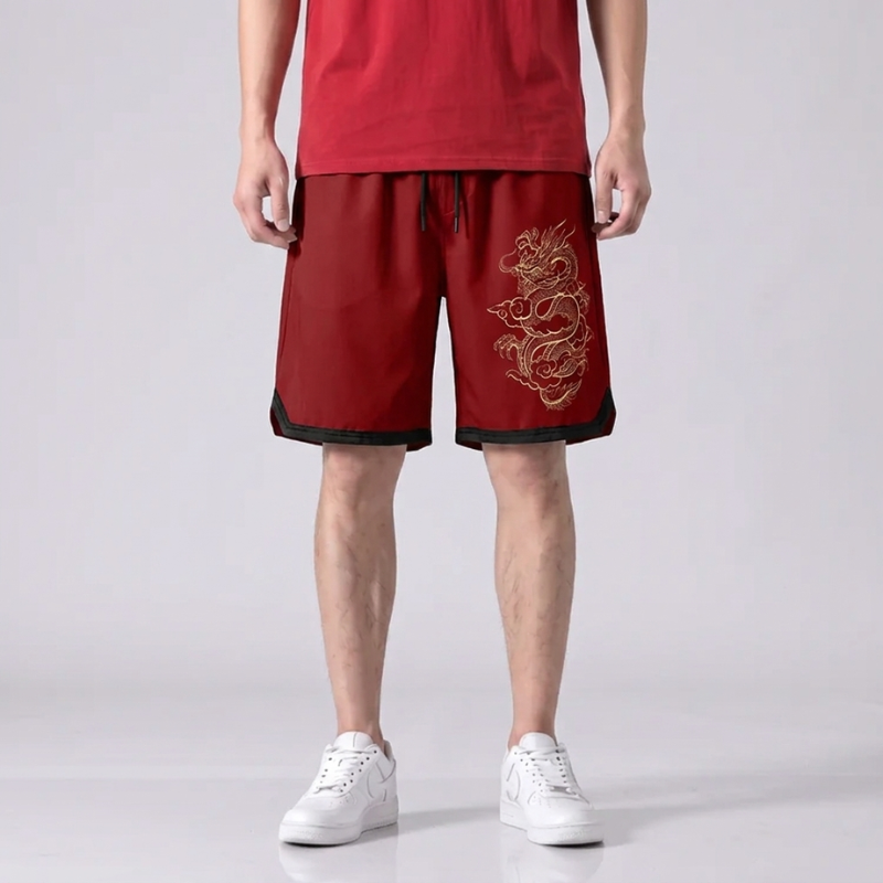Golden Dragon Casual Shorts
