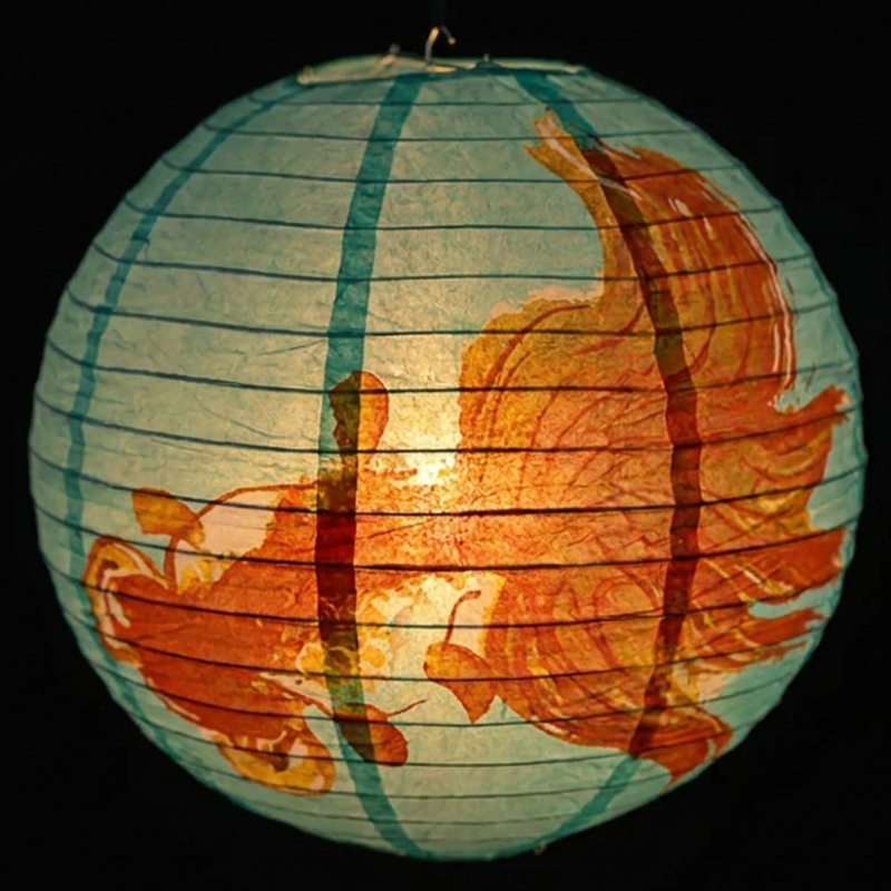Japanese Flower Paper Lantern