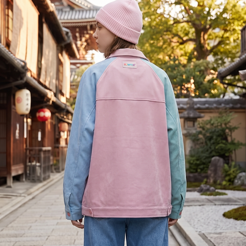 Patchwork Corduroy Heart Jacket