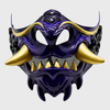 Japanese Samurai Ghost Devil Mask