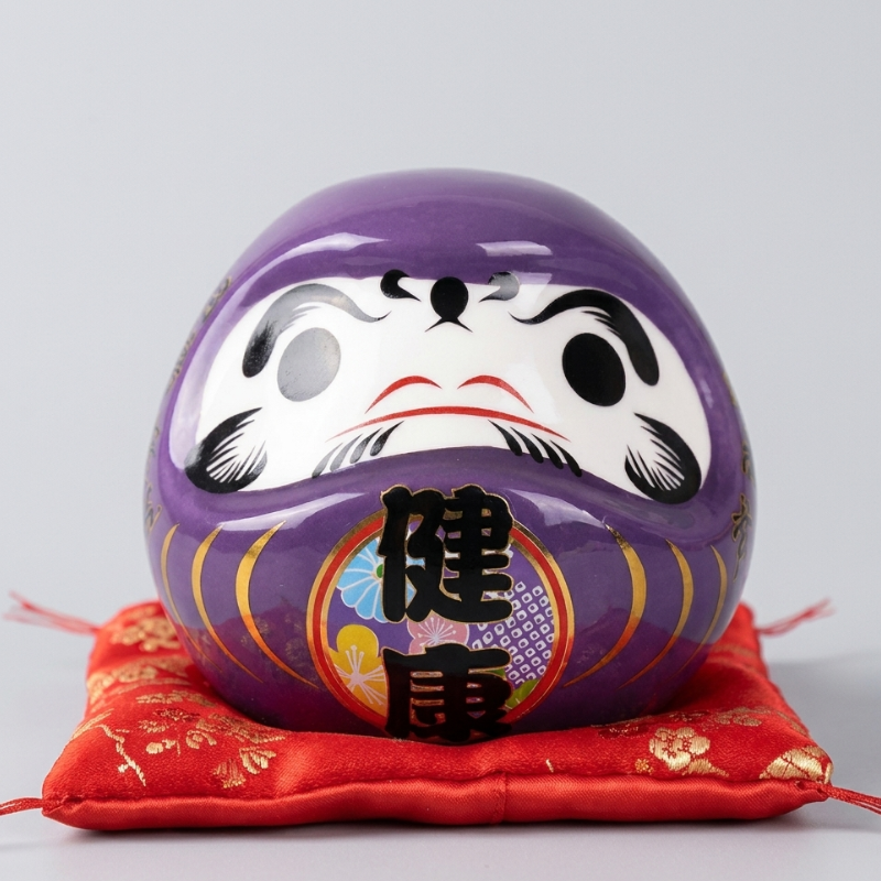 Purple Daruma Doll