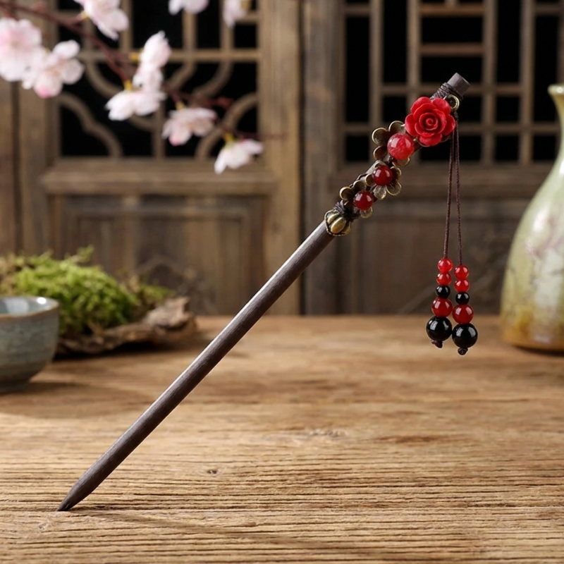Tsubaki Kanzashi Hairpin