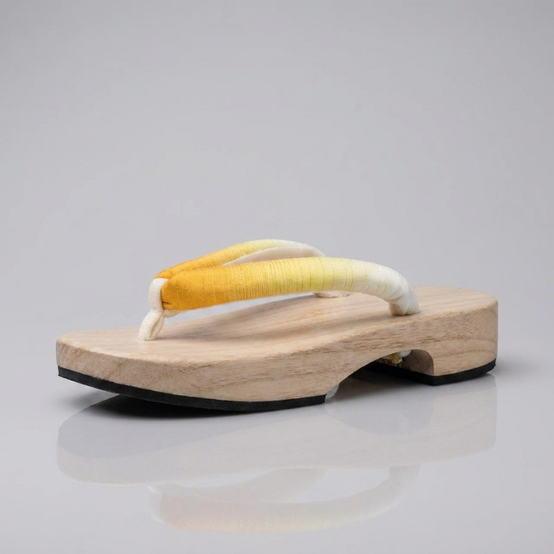 Yellow Japanese Geta Sandals