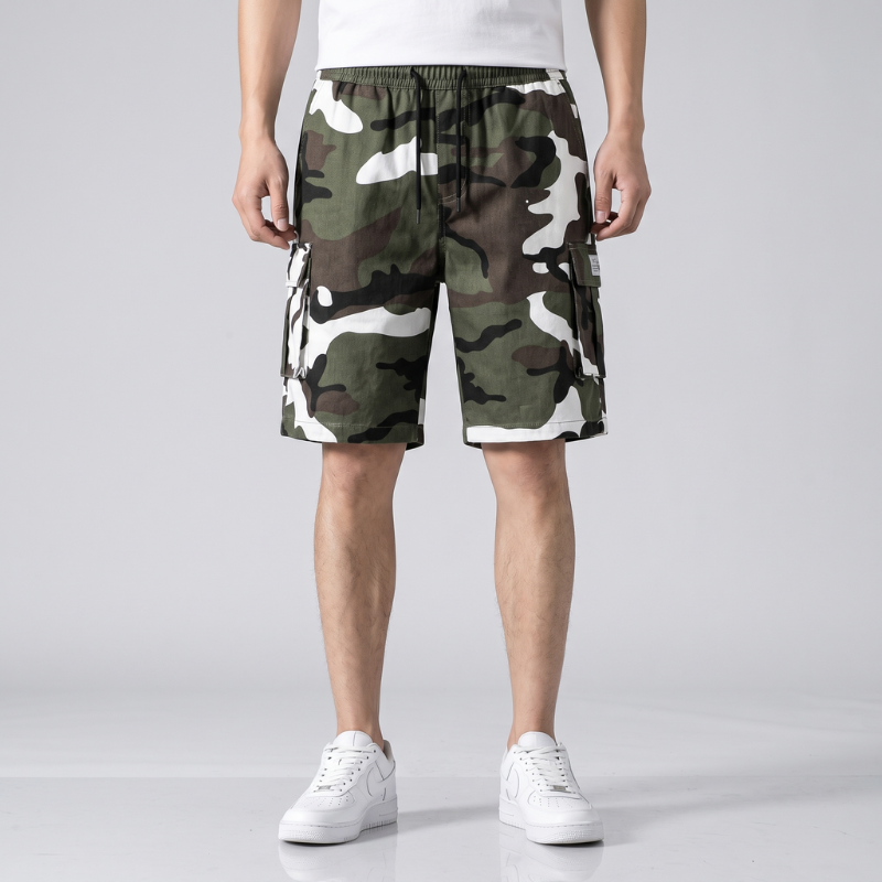 Japanese Camouflage Cargo Shorts
