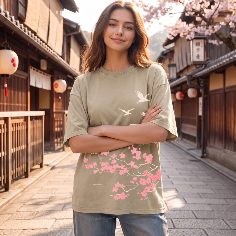 Mount Fuji Cherry Blossom T-shirt