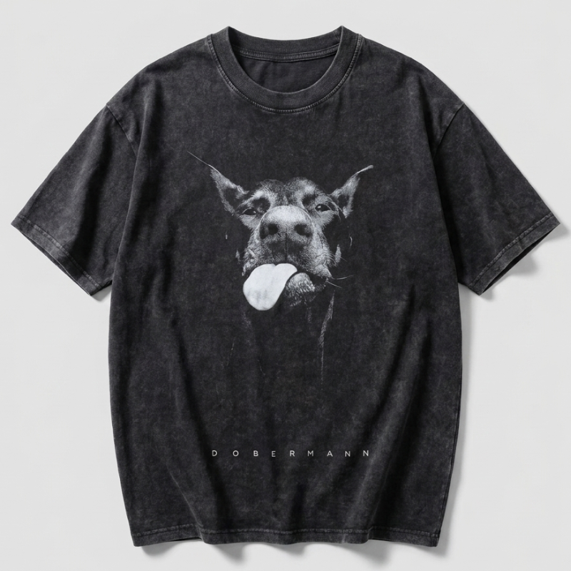 Doberman Charm Japanese T-Shirt