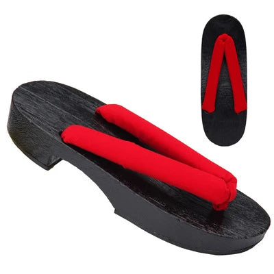 Women Floral Geta Sandals