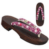 Women Floral Geta Sandals