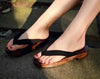 Black Geta Women Sandals