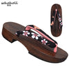 Black Geta Women Sandals