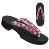 Women Floral Geta Sandals