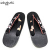 Black Geta Women Sandals