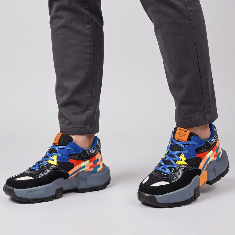 Men's Chunky Height Increasing Sneakers