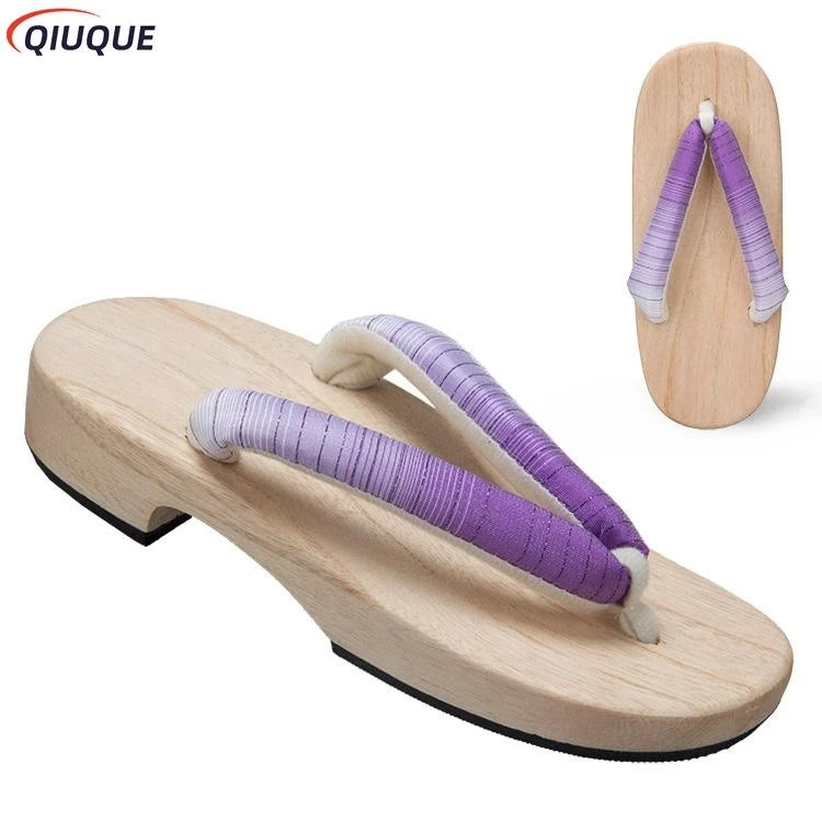 Purple Japanese Geta Sandals