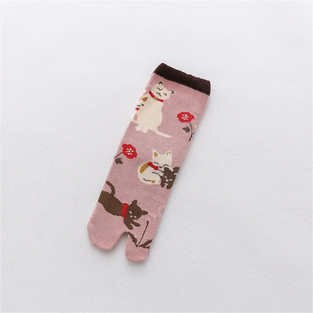 Kawaii Cat Tabi Socks
