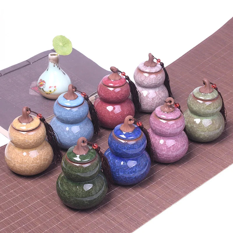 Ceramic Japanese Tea Box