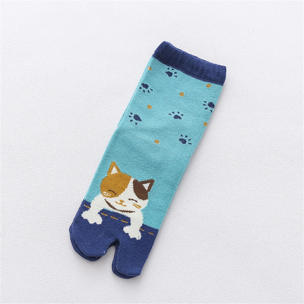 Kawaii Cat Tabi Socks