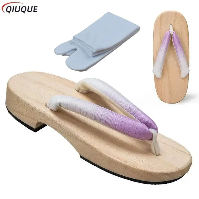 Yellow Japanese Geta Sandals