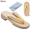 Yellow Japanese Geta Sandals
