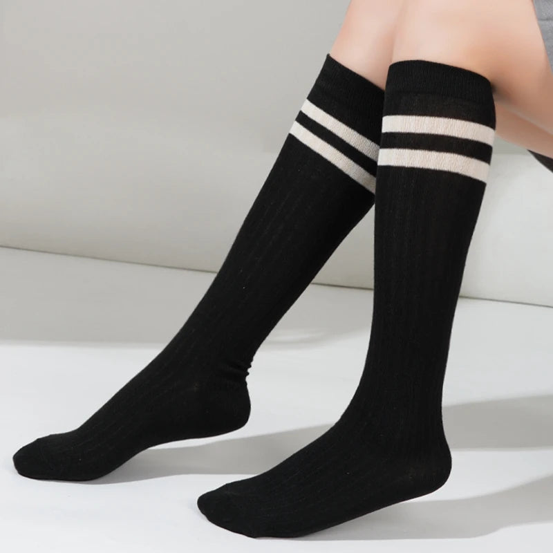 Japanese JK Striped Knee-High Socks