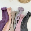 Fuzzy Wool Crew Socks