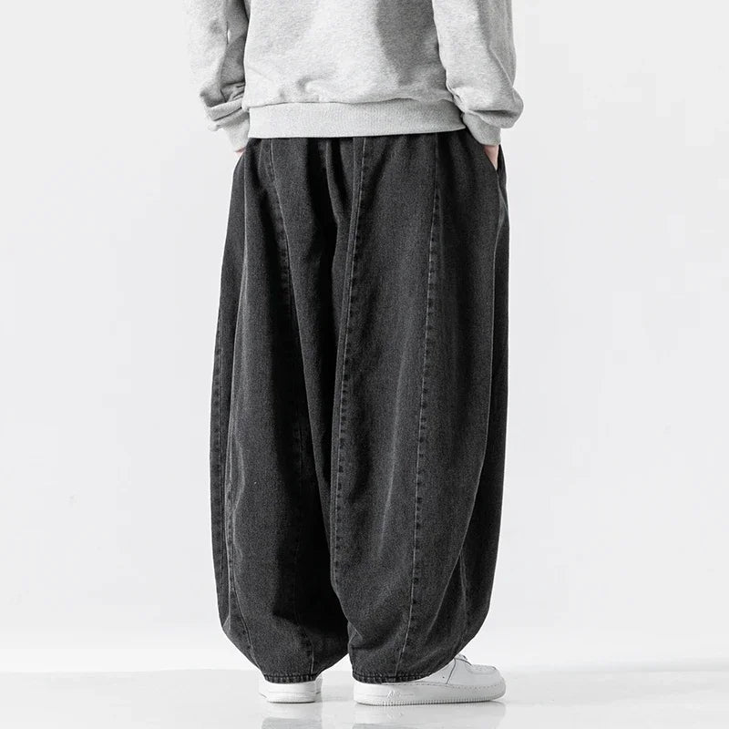Japanese Styles Oversized Jeans