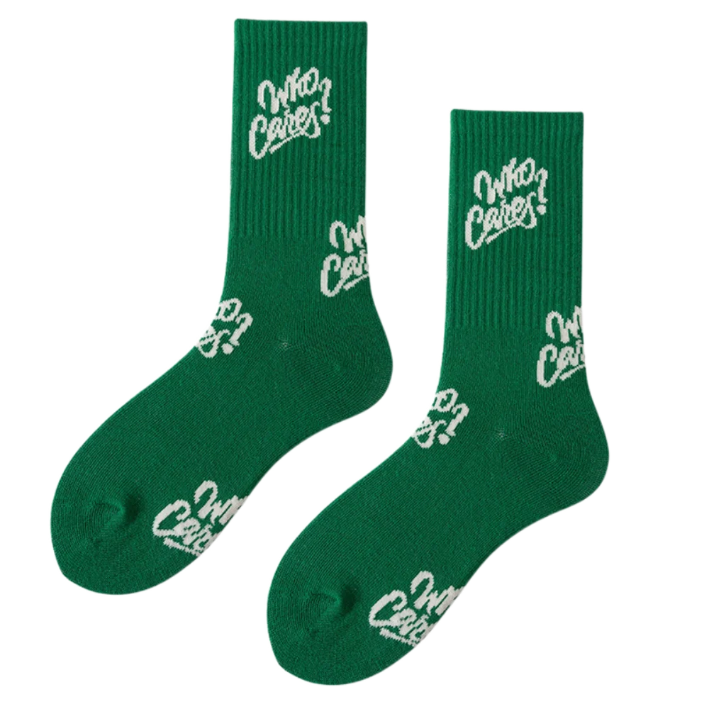 Harajuku Letter Crew Socks